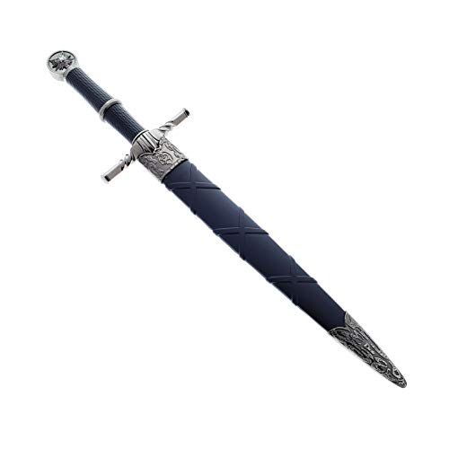 Wolf Steel Silver Sword Dagger for Collection, Gift, Cosplay